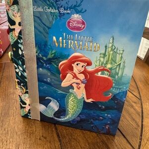 Disney The Little Mermaid Book with Red and Blue Cover
